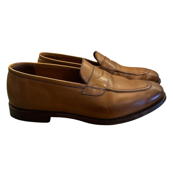 Allen Edmonds Lake Forest Men\'s 10.5 Dress Loafer Walnut Leather Slip On Shoe main image 15